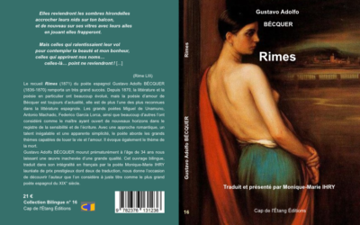 Poème du poème XXVII du recueil “Rimes” de Gustavo Adolfo Bécquer (1836-1870) traduit en français par Monique-Marie Ihry